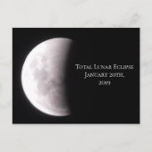 Briefkaart Lunar Eclipse Keepomwille (Voorkant)
