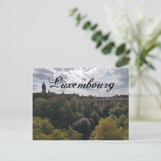 Briefkaart Luxemburg (Staand voorkant)