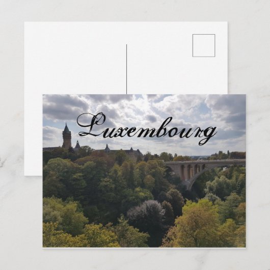 Briefkaart Luxemburg (Voorkant / Achterkant)