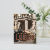 Briefkaart Luxor Winter Palace (Staand voorkant)