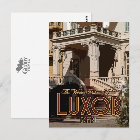 Briefkaart Luxor Winter Palace (Voorkant / Achterkant)