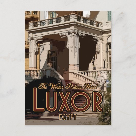 Briefkaart Luxor Winter Palace (Voorkant)