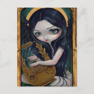 briefkaart "Lyre Angel"