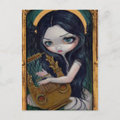 briefkaart "Lyre Angel" (Voorkant)