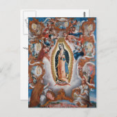 briefkaart "Maagd of Guadalupe" (Voorkant / Achterkant)