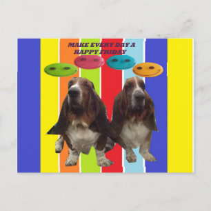 Briefkaart maakt elke dag een fijne vrijdag