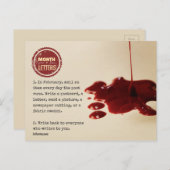 briefkaart maand brieven 2017 (Voorkant / Achterkant)