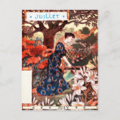 Briefkaart: maand juli - juli briefkaart (Voorkant)