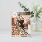 Briefkaart: Maand van februari - Février Briefkaart (Staand voorkant)