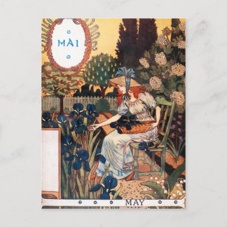 Briefkaart: Maand van mei - Mai Briefkaart