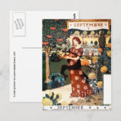 Briefkaart: Maand van September - Septembre Briefkaart (Voorkant / Achterkant)