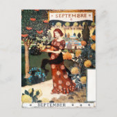 Briefkaart: Maand van September - Septembre Briefkaart (Voorkant)