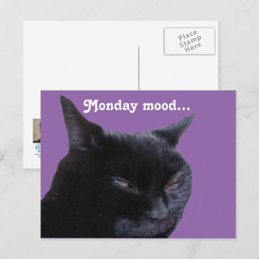 Briefkaart maandagstemming (Voorkant / Achterkant)
