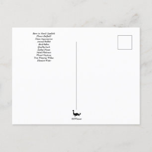 Briefkaart Maart Birthday Symbolen