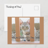 Briefkaart - Maatschappelijk vervormende stripper (Voorkant / Achterkant)