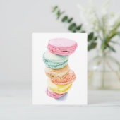 Briefkaart Macarons (Staand voorkant)