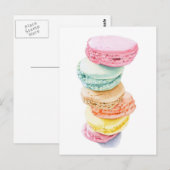 Briefkaart Macarons (Voorkant / Achterkant)