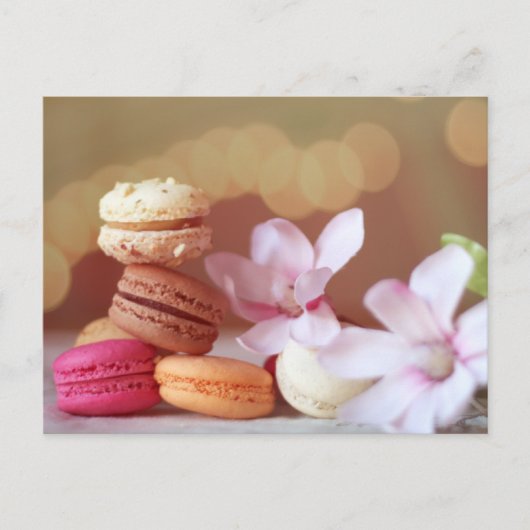 Briefkaart Macarons (Voorkant)