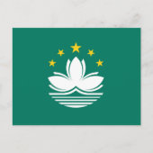 Briefkaart Macau-vlag (Voorkant)