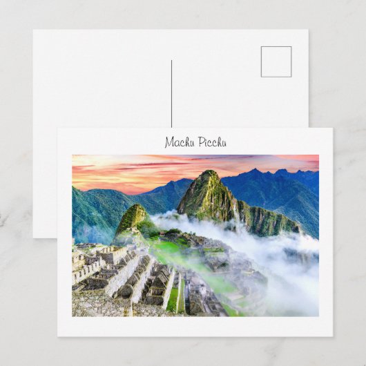 Briefkaart Machu Picchu (Voorkant / Achterkant)