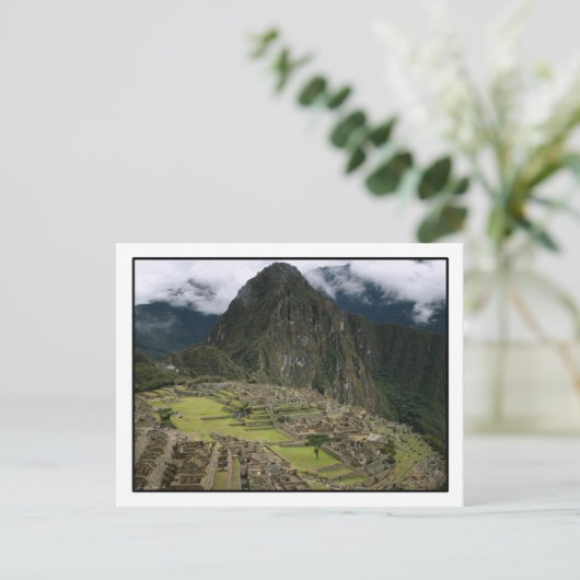 Briefkaart Machu Picchu (Staand voorkant)