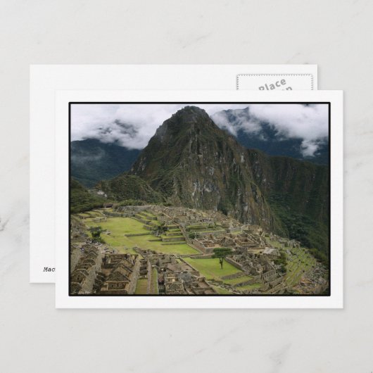 Briefkaart Machu Picchu (Voorkant / Achterkant)