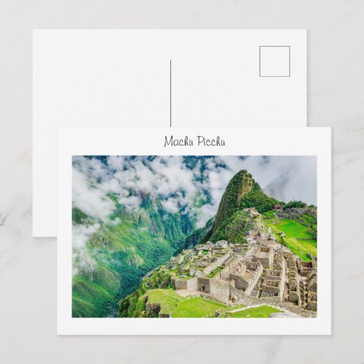 Briefkaart Machu Picchu (Voorkant / Achterkant)