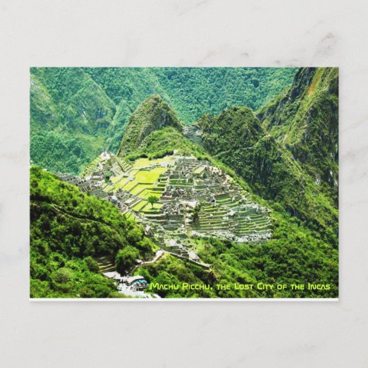Briefkaart Machu Picchu (Voorkant)