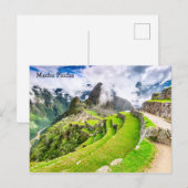 Briefkaart Machu Picchu, Cusco - Peru (Voorkant / Achterkant)