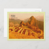  Briefkaart Machu Picchu Peru (Voorkant / Achterkant)