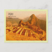 Briefkaart Machu Picchu Peru (Voorkant)