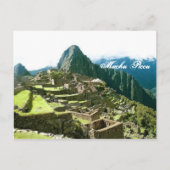Briefkaart Machu Picchu Peru (Voorkant)
