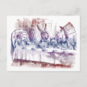 Briefkaart: Mad Hatter Tea Party Briefkaart (Voorkant)