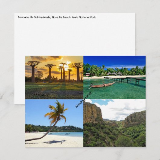 Briefkaart Madagaskar (Voorkant / Achterkant)