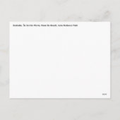 Briefkaart Madagaskar (Achterkant)