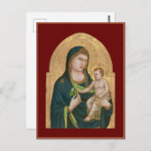 BRIEFKAART : MADONNA & KIND : GIOTTO : 1337 (Voorkant / Achterkant)