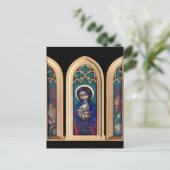 briefkaart "Madonna of the Shells" (Staand voorkant)