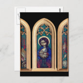 briefkaart "Madonna of the Shells" (Voorkant / Achterkant)