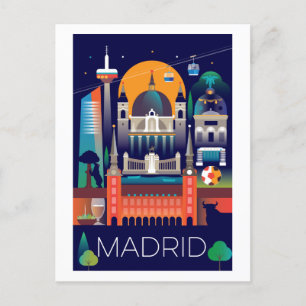 Briefkaart Madrid