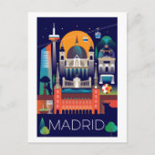 Briefkaart Madrid (Voorkant)