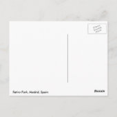 Briefkaart Madrid (Achterkant)