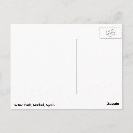 Briefkaart Madrid (Achterkant)