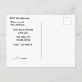 Briefkaart - Magazijndeur (Achterkant)