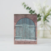 Briefkaart - Magazijndeur (Staand voorkant)