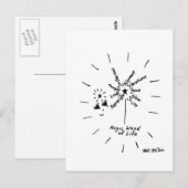 briefkaart "Magic Wand of Life" (Voorkant / Achterkant)