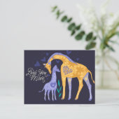 Briefkaart Magische Giraffes (Staand voorkant)