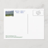 briefkaart, "MAGISCHE HANALEI" (KAUAI) Briefkaart (Achterkant)