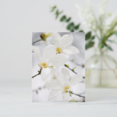 Briefkaart Magnoliumbloemen (Staand voorkant)