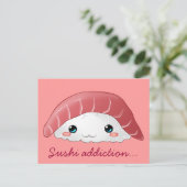 briefkaart "Maguro sushi" (Staand voorkant)