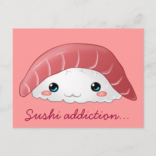 briefkaart "Maguro sushi" (Voorkant)